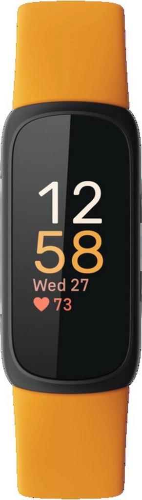 Fitbit Inspire 3 Activity Tracker, Sieraden, Tassen en Uiterlijk, Activity trackers, Zo goed als nieuw, Android, Oranje, Waterdicht