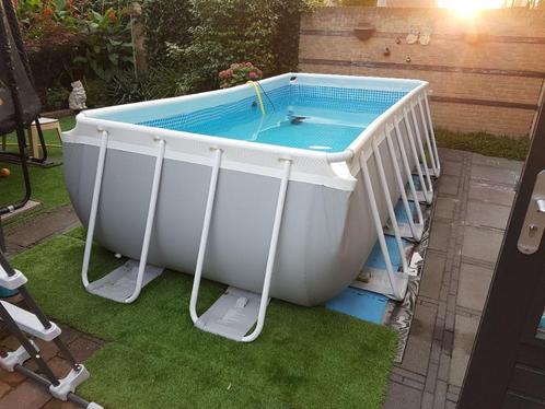 Intex zwembad 4x2x1, Tuin en Terras, Zwembad-toebehoren, Gebruikt, Ophalen