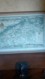 Ouderwetse Landkaart - Antieke Kaart, Antiek en Kunst, Kunst | Litho's en Zeefdrukken, Ophalen of Verzenden