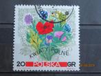 POSTZEGEL  POLEN - BLOEMEN   =1008=, Postzegels en Munten, Postzegels | Europa | Overig, Ophalen of Verzenden, Polen, Gestempeld