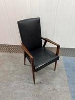 Vintage Mid Century Stoel - Josef Hillerbrand Fauteuil, Huis en Inrichting, Stoelen, Ophalen, Gebruikt, Zwart, ?