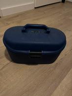 Samsonite beautycase, Gebruikt, Blauw, Met slot, Ophalen of Verzenden