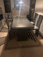 Eettafel met stoelen, Ophalen, Gebruikt, 100 tot 150 cm, Vier personen