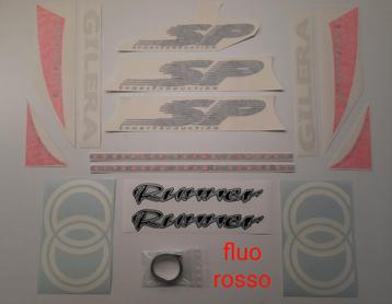 Stickerset Gilera Runner SP fluo rosso 879 beschikbaar voor biedingen