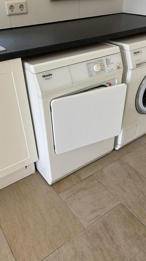 Miele wasdroger, Witgoed en Apparatuur, Wasdrogers, Gebruikt, Luchtafvoer, Voorlader, 4 tot 6 kg, 85 tot 90 cm, Anti-kreukfase