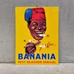 Koloniale Kalender BANANIA Y'a Bon! 90's Reclamebord Vintage, Verzenden, Zo goed als nieuw, Reclamebord
