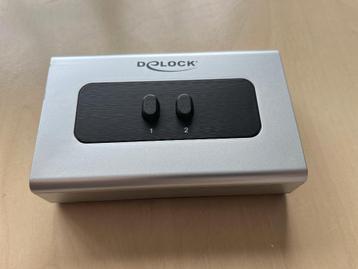Delock 2-poort audio switch, 3.5mm z.g.a.n. beschikbaar voor biedingen