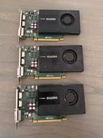 4x nVidia Quadro K2000 - 2GB - PCIe - 1x DVI, 2x DP, PCI-Express 2, GDDR5, Gebruikt, Ophalen