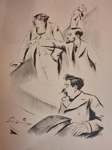 Noël Dorville Litho 1902 beschikbaar voor biedingen
