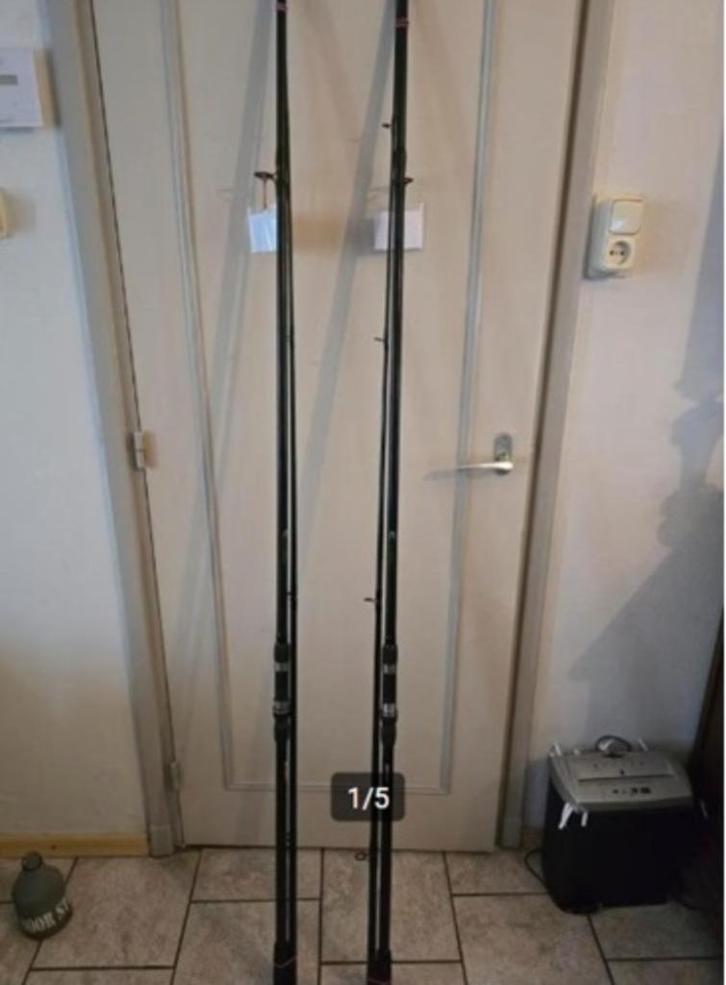 Karperhengels ( set 2), Watersport en Boten, Hengelsport | Karpervissen, Gebruikt, Werphengel, Ophalen