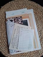Vintage papier gemixd, Hobby en Vrije tijd, Scrapbooking, Ophalen of Verzenden, Zo goed als nieuw, Papier of Karton