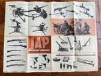 WO2 Amerikaanse instructie poster Japanse wapens nambu etc, Verzamelen, Militaria | Tweede Wereldoorlog, Ophalen of Verzenden