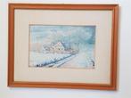 Frits de Nooyer, winterlandschap, prent, Ophalen of Verzenden