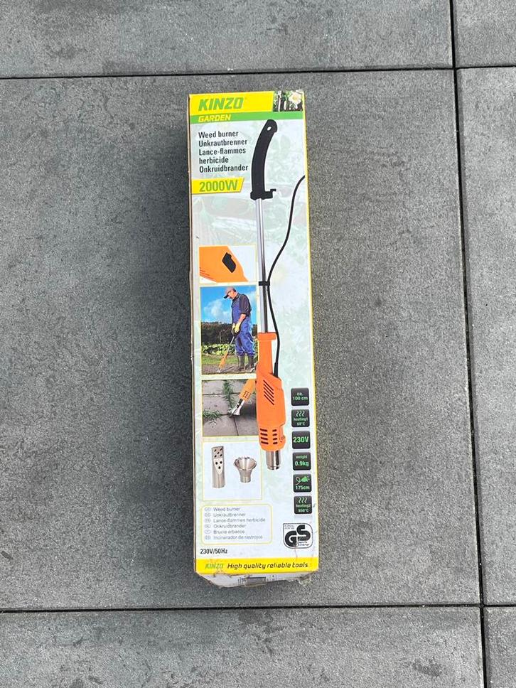 Kinzo Onkruidbrander 2000W - Nieuw in doos!, Tuin en Terras, Onkruidbranders, Nieuw, Ophalen of Verzenden