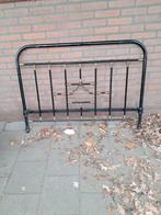 Antiek Spijlenbed - Charmant en Uniek, Huis en Inrichting, Slaapkamer | Bedden, Ophalen, Gebruikt, Zwart, 140 cm