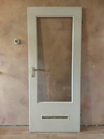 deur met glas, Ophalen, Gebruikt, 80 tot 100 cm, Binnendeur