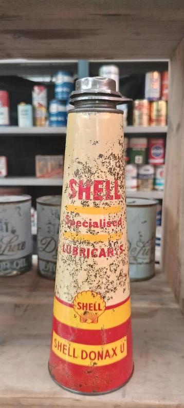 Conisch SHELL olie blik  beschikbaar voor biedingen