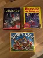 Spellenset: Saboteur, Boonanza Dobbelspel, Schotten Totten, Een of twee spelers, Ophalen of Verzenden, Zo goed als nieuw