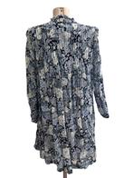 Ganni jurk L, Blauw, Ganni, Maat 42/44 (L), Ophalen of Verzenden