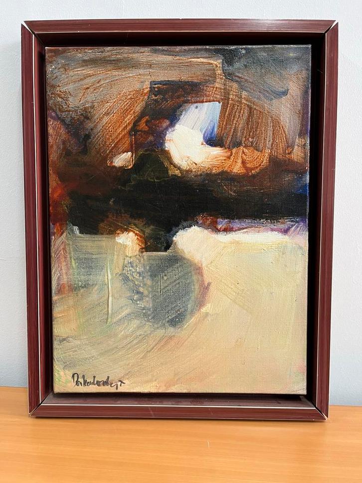 Abstract Schilderij Peter Donkersloot, Antiek en Kunst, Kunst | Schilderijen | Abstract, Ophalen