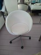 Gratis witte bureaustoel van Ikea, Huis en Inrichting, Bureaustoelen, Ophalen, Gebruikt, Zwart