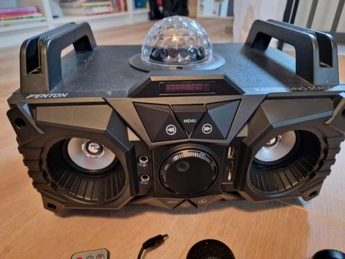 Fenton Karaoke set met 2 microfoons, Audio, Tv en Foto, Karaoke-apparatuur, Zo goed als nieuw, Ophalen of Verzenden