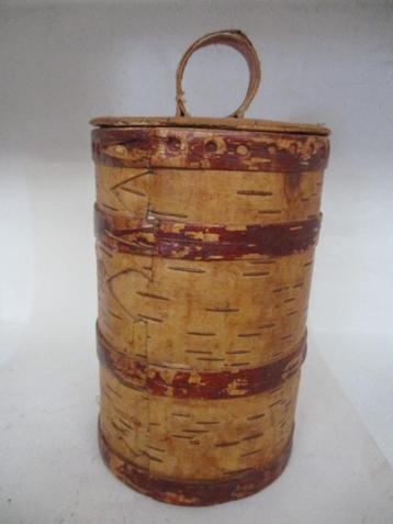 Houtspaan doos, berkenhout, scandinavie, zonder lijm 18 cm beschikbaar voor biedingen