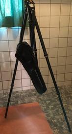Statief met tas, Ophalen of Verzenden, Gebruikt, 150 tot 175 cm, Driepoot