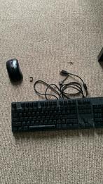 Trust toetsenbord en muis, Computers en Software, Toetsenborden, Trust GXT Gaming, Gaming toetsenbord, Ophalen of Verzenden, Zo goed als nieuw