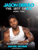 6 staanplekken Jason DERULO The last Dance 23 feb!, Eén persoon, Februari