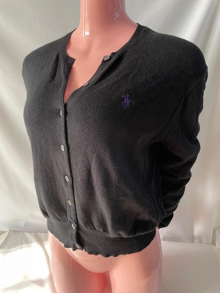 Polo Ralph Lauren zwart vest, maat M, Kleding | Dames, Truien en Vesten, Zo goed als nieuw, Maat 38/40 (M), Zwart, Ophalen of Verzenden