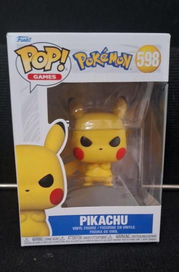  Funko POP! Pokemon - Grumpy Pikachu #0598 * NEW * beschikbaar voor biedingen