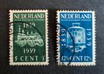 Nederland 1939 nvph nr 325-326 Spoorwegjublieumzegels, Postzegels en Munten, Postzegels | Nederland, Ophalen of Verzenden, Gestempeld