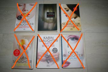 Karin Slaughter thrillers 5 stuks. beschikbaar voor biedingen