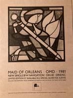 Paginagrote A3 advertenties OMD Maid Of Orleans release, Cd's en Dvd's, Vinyl | Pop, Ophalen of Verzenden