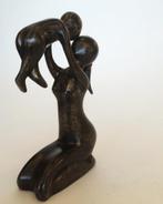 Moeder met kind Bronzenbeelden-winkel Echt brons..., Ophalen of Verzenden