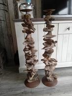 houten kaarsenstandaards., Ophalen of Verzenden