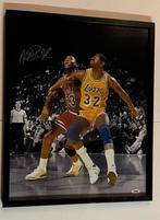Gesigneerde Foto Michael Jordan & Magic Johnson, Ophalen of Verzenden