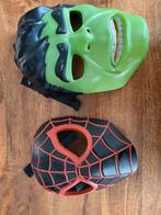 Hasbro Marvel masker Spiderman en de Hulk, Ophalen of Verzenden, Zo goed als nieuw