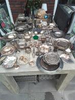 verzilverde oude objecten ongeveer  15 kg niet magnetisch, Antiek en Kunst, Antiek | Servies compleet, Ophalen