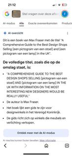 Design in the UK door Max Fraser, Ophalen of Verzenden, Zo goed als nieuw, Overige onderwerpen