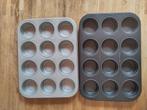 Muffin/cupcake bakvormen, 2 stuks, Hobby en Vrije tijd, Taarten en Cupcakes maken, Ophalen of Verzenden, Gebruikt, Cupcakes, Bakvorm