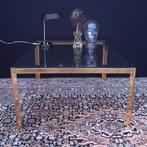 Vintage Hollywood regency Empire style messing tafel, Ophalen, Gebruikt, Vintage, Nvt