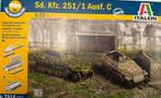 Coelianmodels, Italeri, 7516, Sd Kfz 251/1, 1/72, € 15,99, Hobby en Vrije tijd, Modelbouw | Auto's en Voertuigen, Italeri, Nieuw