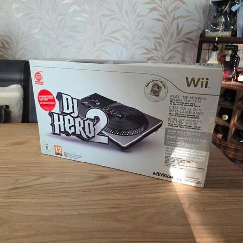 Nintendo Wii DJ Hero 2 in doos, Spelcomputers en Games, Spelcomputers | Nintendo Consoles | Accessoires, Zo goed als nieuw, Wii