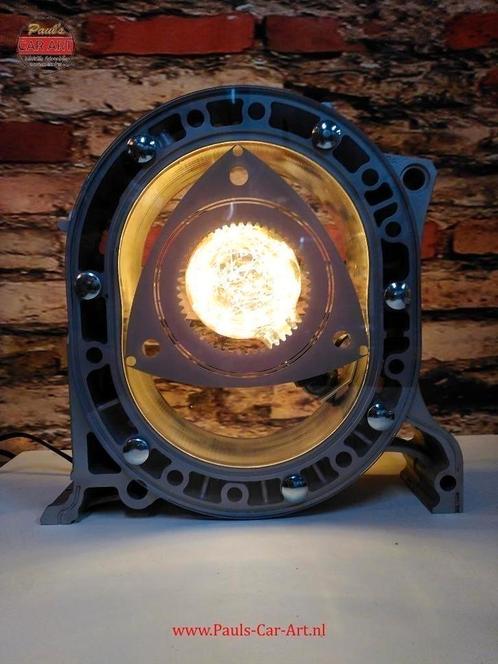 Mazda Wankelmotor lamp Wankel motor auto industrieel RX7 RX8, Huis en Inrichting, Woonaccessoires | Klokken, Nieuw, Overige typen