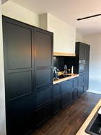 Te koop Complete IKEA Keuken zwart met Eiland, Ophalen, Gebruikt, Zwart, Hout