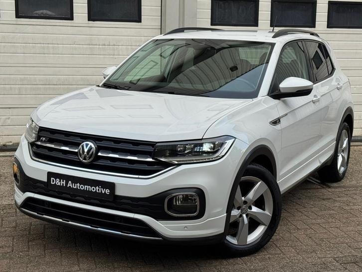 Volkswagen T-Cross 1.0 TSI R LINE afneembare trekhaak/automa, Auto's, Volkswagen, Bedrijf, Te koop, T-Cross, ABS, Adaptive Cruise Control