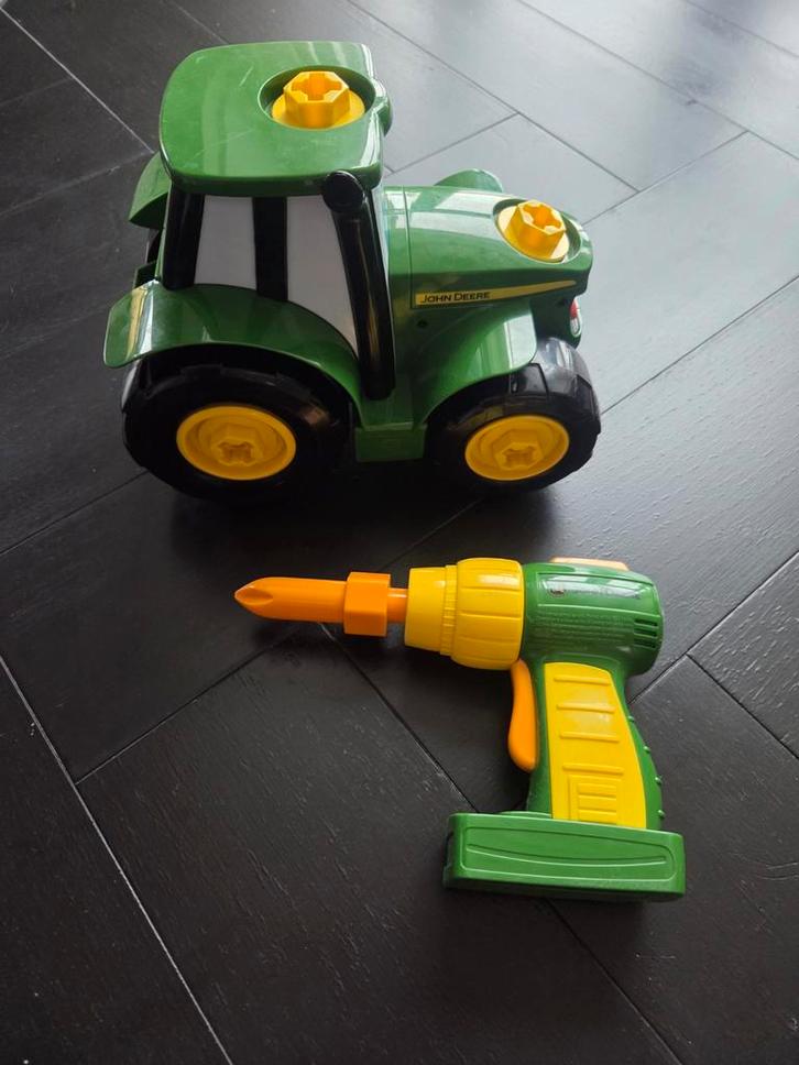 John Deere Bouw een Johnny Tractor, Kinderen en Baby's, Speelgoed | Overig, Zo goed als nieuw, Jongen of Meisje, Ophalen of Verzenden