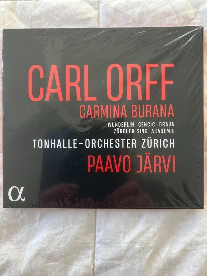 Paavo Järvi - Orff: Carmina Burana (CD) Nieuw in verpakking, Cd's en Dvd's, Cd's | Klassiek, Nieuw in verpakking, Vocaal, Modernisme tot heden